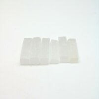 Stäbe Selenit 6 cm, Seiten gesägt, 500 Gr. oder 1 KG Packung