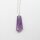 Anhänger Amethyst Spitze ca. 4 - 4,5 cm mit Stiftöse