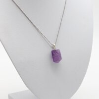 Anhänger Amethyst Spitze ca. 2,5 - 3,5 cm mit Stiftöse