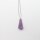 Anhänger Amethyst Spitze ca. 2,5 - 3,5 cm mit Stiftöse