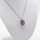 Anhänger Amethyst Spitze ca. 2,5 - 3,5 cm mit Stiftöse