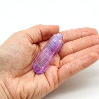 Spitze Aura Quarz violett, Größe 3