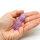 Spitze Aura Quarz violett, Größe 3