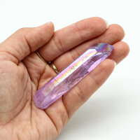 Spitze Aura Quarz violett, Größe 4