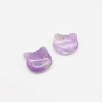 Kopf Katze Amethyst