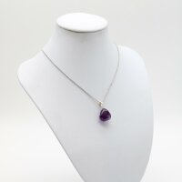 Anhänger Amethyst Trommelstein mit Stiftöse