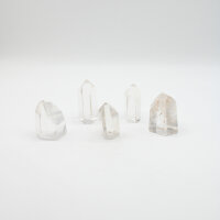 Spitzen Bergkristall poliert, verschiedene Größen