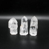 Spitzen Bergkristall poliert, verschiedene Größen