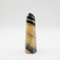 Spitze Streifencalcit poliert, Größe 3