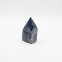Spitze Blauquarz, teilweise roh, geschnitten und Spitze...