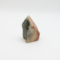 Spitze Polychrome Jaspis, teilweise roh, geschnitten und...