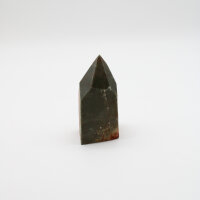 Spitze Polychrome Jaspis, teilweise roh, geschnitten und...