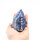 Spitze Sodalith, teilweise roh, geschnitten und Spitze poliert, Größe 1
