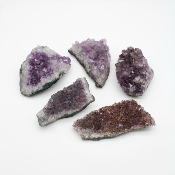 Amethyst Drusen, verschiedene Größen