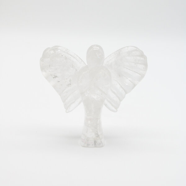 Engel aus Bergkristall, 530 Gramm