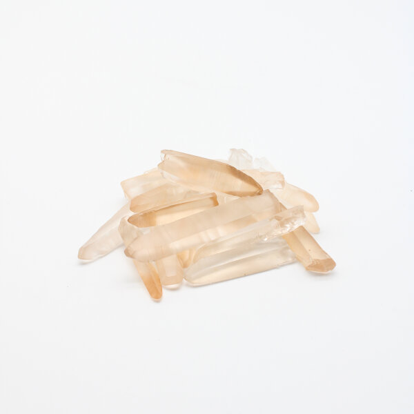 Mandarinen Kristall Naturspitzen mit Lemurian, 200 Gramm Packung