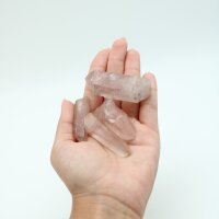 Naturspitzen Bergkristall mit Lithium , 150 Gramm Packung