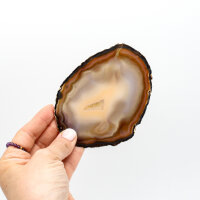 Achatscheibe Natur extra, Größe 5