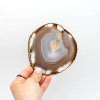 Achatscheibe Natur extra, Größe 6