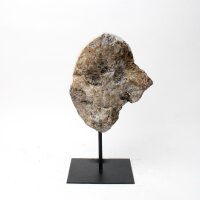 Scheibe pink Amethyst auf Metallständer, 2,19 KG