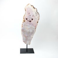 Scheibe pink Amethyst aus Metallständer, 3,37 KG