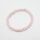 Armband Rosenquarz Kugeln 6 mm
