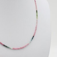 Kette Turmalin mix 2 mm, facettiert
