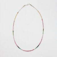 Kette Turmalin mix 2 mm, facettiert