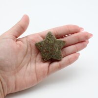 Stern Unakit gebohrt zum aufhängen