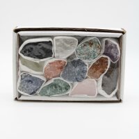 Mineraliensammlung, 12 verschiedene Mineralien