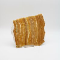 Scheibe Aragonit Polygonalform, 1 Seite poliert