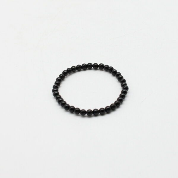 Armband Onyx schwarz für Kinder Kugeln 4 mm