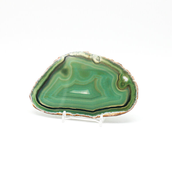 Achatscheibe grün gefärbt, Größe 2