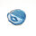 Blue Dyed Agate Slice, Size 1 – Unique Piece