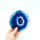 Blue Dyed Agate Slice, Size 2 – Unique Piece