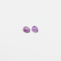 Cabochons Amethyst oval, 1 Paar