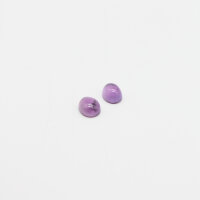 Cabochons Amethyst oval, 1 Paar