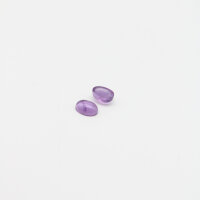 Cabochons Amethyst oval, 1 Paar