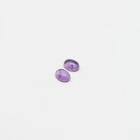 Cabochons Amethyst oval, 1 Paar