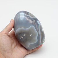 Orca Achat poliert, freie Form, Größe 5