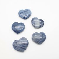 Herzen Blauquarz, verschiedene Größen