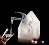 Wasser Zapfarmatur Bergkristall