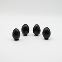 Eier Obsidian schwarz, verschiedene Größen