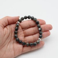 Armband Picasso Jaspis 8 mm Kugeln 8 mm und...