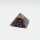 Pyramide Amethyst Orgonit mit Gravur Blume des Lebens