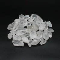 Spitzen Bergkristall Natur, klein, 500 Gramm