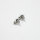 Ohrstecker Aquamarin Natur und Perle, versilbert