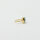 Ring Aquamarin Natur, vergoldet