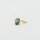Ring Aquamarin Natur, vergoldet