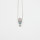 Kette mit Anhänger Rosenquarz, Aquamarin und Perle